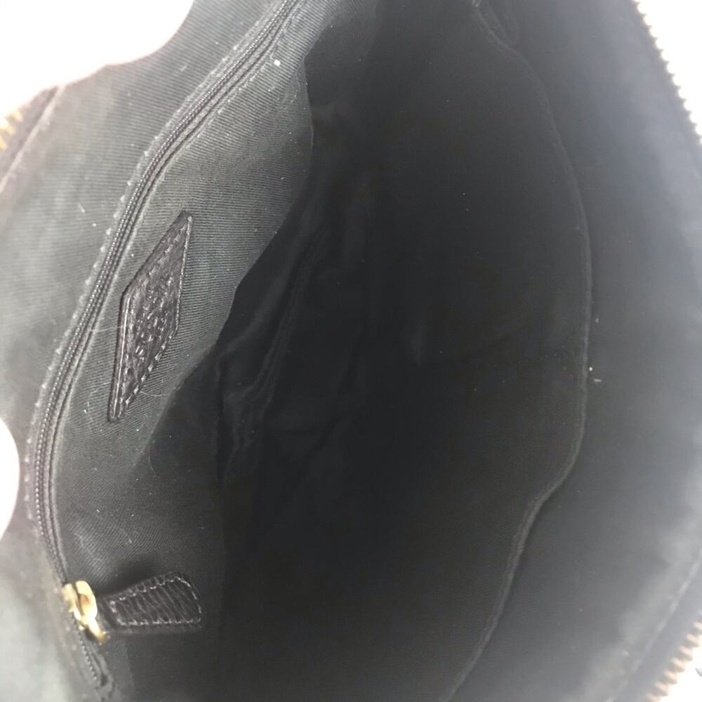 Fossil Black Leather Cut Out Crossbody Bag - Picture 10 of 12